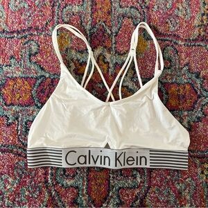 Calvin Klein White Bralette